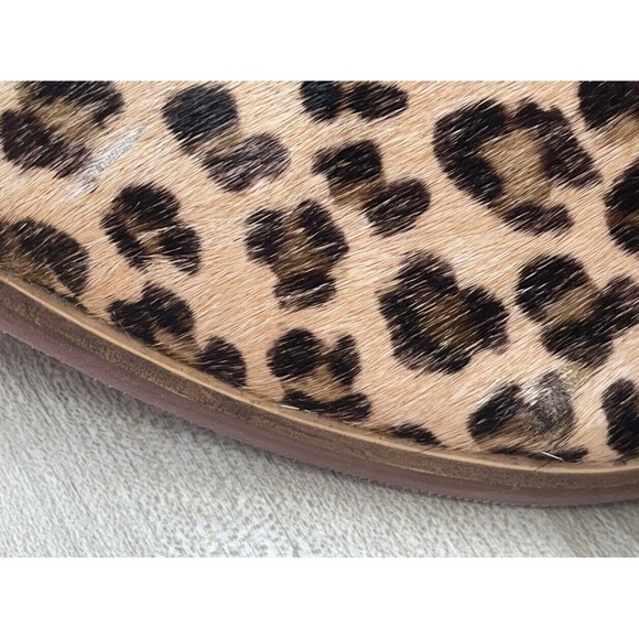 Coconuts By Matisse Pronto Leopard Print Leather Ankle Boots Size 6M - Picture 4 of 10